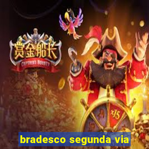 bradesco segunda via